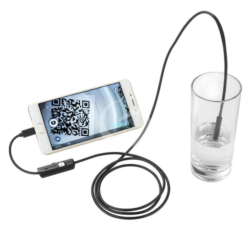 Endoscope Camera Android Phone Micro USB 7mm 6LED EndoscopicNew