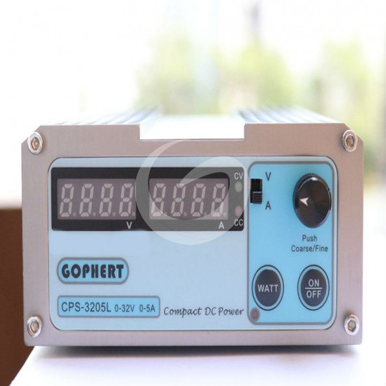 GOPHERT CPS-3205 0-32V 0-5A Portable Adjustable DC Power Supply 110V ...
