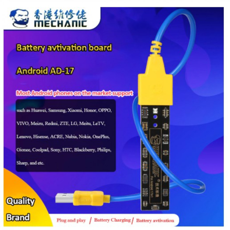 Mechanic AD17 Battery Charging Activation Board for AndroidNew