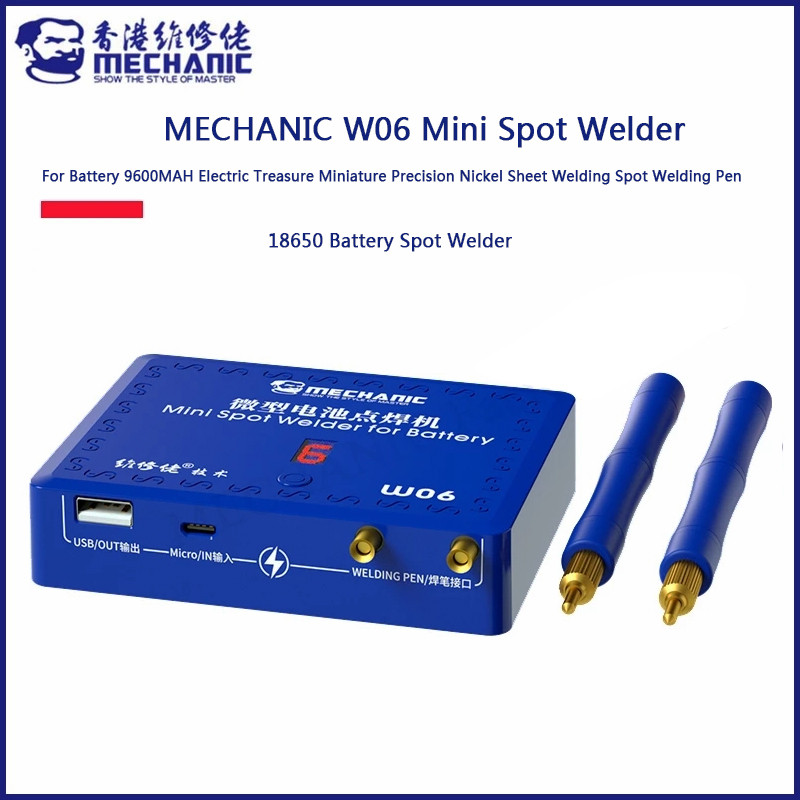MECHANIC W06 Mini Spot Welder For Battery 9600MAH Electric