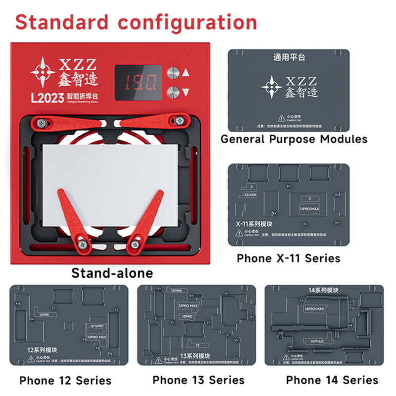 Xinzhizao L2023 Intelligent Desoldering Station for iPhone X to 14Pro ...